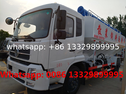 DONGFENG 24CBM 10T-12T animal chicken feed transported truck, Good price new Dongfeng farm-oriented feed container car