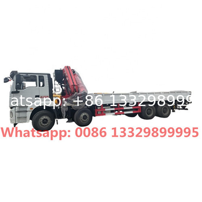 Good price shacman Truck Mounted Lifting Crane For Sale, HOT SALE!  14T knuckle crane boom mounted on cargo truck