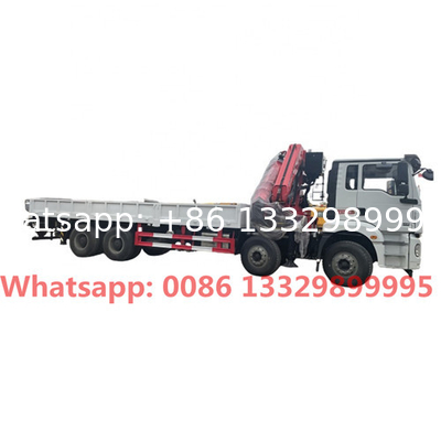 Good price shacman Truck Mounted Lifting Crane For Sale, HOT SALE!  14T knuckle crane boom mounted on cargo truck