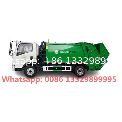 Customized HOWO 5cbm 4tons garbage compactor truck for sale, HOT SALE!  Best price rearloaders compress garbage truck