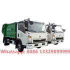 Customized HOWO 5cbm 4tons garbage compactor truck for sale, HOT SALE!  Best price rearloaders compress garbage truck