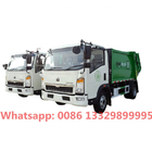Customized HOWO 5cbm 4tons garbage compactor truck for sale, HOT SALE!  Best price rearloaders compress garbage truck