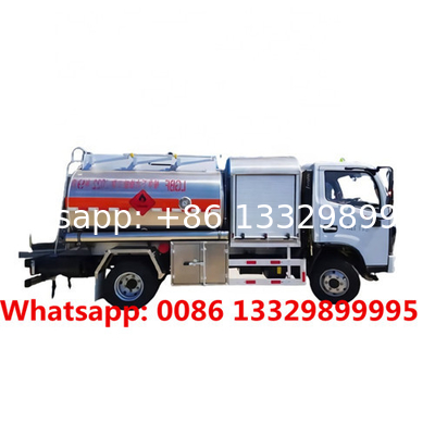 customized 4*2 5cbm, 8cbm mobile aircraft refueling tanker vehicle for sale, Good price stainless steel oil tanker truck