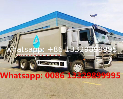 whole price 6*4 HOWO LHD 20CBM refuse wastes collecting vehicle for sale,HOT SALE! new 16T garbage compactor truck