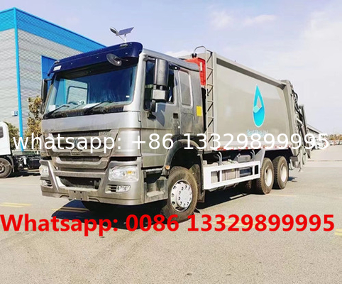 whole price 6*4 HOWO LHD 20CBM refuse wastes collecting vehicle for sale,HOT SALE! new 16T garbage compactor truck