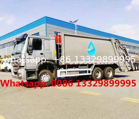 whole price 6*4 HOWO LHD 20CBM refuse wastes collecting vehicle for sale,HOT SALE! new 16T garbage compactor truck