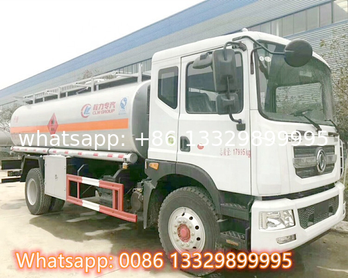 New Design Dongfeng D9 diesel truck fuel tanks 4x2 10 m3 fuel tanker truck, mobile bulk oil tanker vehicle for sale