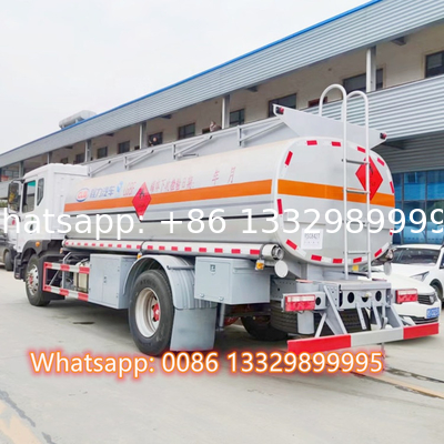 New Design Dongfeng D9 diesel truck fuel tanks 4x2 10 m3 fuel tanker truck, mobile bulk oil tanker vehicle for sale