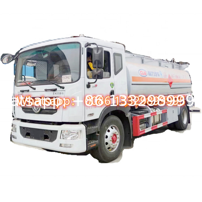 New Design Dongfeng D9 diesel truck fuel tanks 4x2 10 m3 fuel tanker truck, mobile bulk oil tanker vehicle for sale