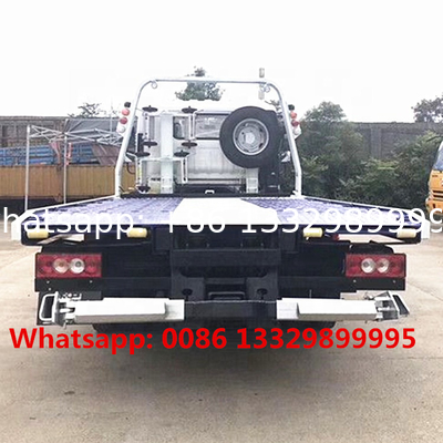 HOT SALE! FOTON AUMARK 4*2 LHD 4T flathead wrecker towing truck for sale, Lower price breakdown recovery vehicle