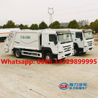 HOT SALE!HOWO 4*2 LHD 290HP 16CBM compacted garbage truck, Good price 12T garbage compactor truck for sale