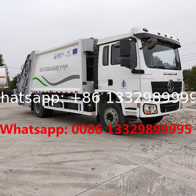 HOT SALE! SHACMAN brand 4*2 LHD 210hp rear loader garbage truck, good price garbage compactor truck for sale