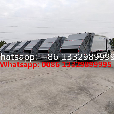 HOT SALE! SHACMAN brand 4*2 LHD 210hp rear loader garbage truck, good price garbage compactor truck for sale