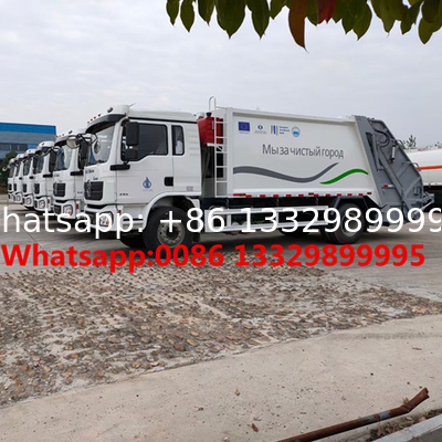 HOT SALE! SHACMAN brand 4*2 LHD 210hp rear loader garbage truck, good price garbage compactor truck for sale