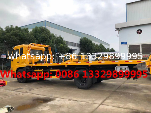 Factory sale best price dongfeng tianjin 8T road wrecker towing car vehicle, HOT SALE! 8T road recovery vehicle