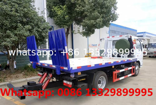 HOT SALE! DONGFENG D6 130hp diesel 3T road block removal car for sale,Good price 3T street wrecker towing truck for sale