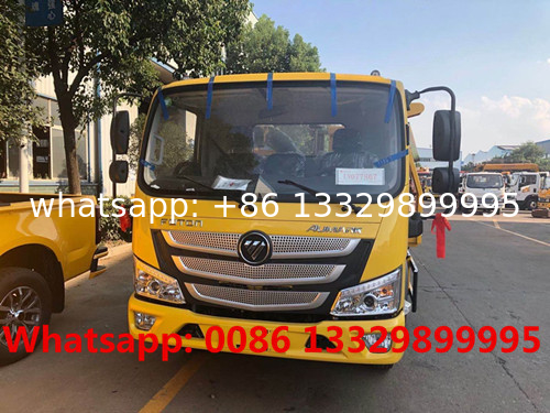 HOT SALE! FOTON AUMARK 4*2 LHD 130hp Euro 6 diesel 3T road block removal car, Mini road wrecker towing truck for sale