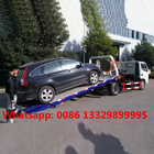 Good price dongfeng 4T-5T flatbed wrecker towing vehicle for sale, HOT SALE! road breakdown recovery removal vehicle