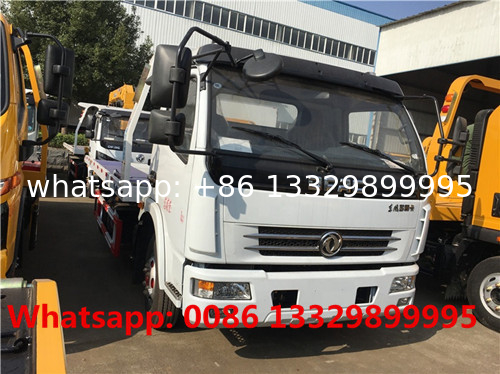 Good price dongfeng 4T-5T flatbed wrecker towing vehicle for sale, HOT SALE! road breakdown recovery removal vehicle