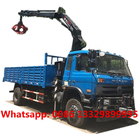 cheaper price dongfeng hydraulic grab truck with lifting crane for sale, HOT SALE! cargo truck with grab crane