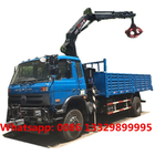 cheaper price dongfeng hydraulic grab truck with lifting crane for sale, HOT SALE! cargo truck with grab crane