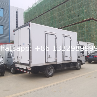 Customized FOTON AUMARK 4*2 LHD Euro 4 3T refrigerated truck for Phillipines, HOT SALE!  lower price cold van box vehicl