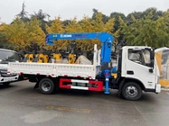 Factory sale good price FOTON 3.2T telescopic crane boom mounted on cargo truck, Best cargo truck with crane for sale