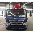 Factory sale good price FOTON 3.2T telescopic crane boom mounted on cargo truck, Best cargo truck with crane for sale