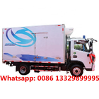 new design good electric or hybrid refrigerated truck 4x2 5C thermo king electric or hybrid frozen refrigerated trucks