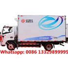 new design good electric or hybrid refrigerated truck 4x2 5C thermo king electric or hybrid frozen refrigerated trucks