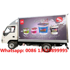 smaller JAC gasoline engine refrigerated truck for sale,HOT SALE! lower price 1.5T cold van box vehicle