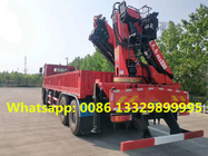 New hydraulic mobile SHACMAN 14tons telescopic boom grove grab back installed truck mounted crane remote control 14ton