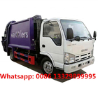 ISUZU brand 700P 4*2 LHD 190HP Euro 5 7cbm garbage compactor truck for Philippines, refuse compacted garbage truck