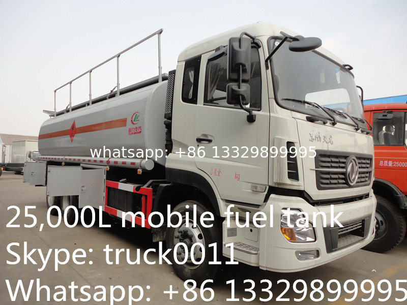 Dongfeng Kinland 4*2 LHD 25cbm mobile fuel tank for sale,High quality and best price diesel fuel tanker truck for sale