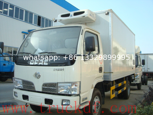 China good quality refrigerated truck with meat hooks for sale, factory sale refrigerator truck for frozen meats