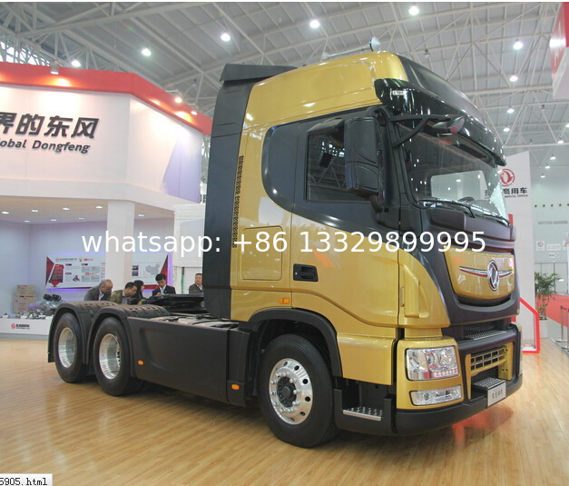 Dongfeng 6*4 Kinland Flagship 485hp high class head tractor truck for sale 2015 new model