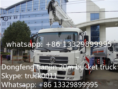 CLW 12m-24m aerial working platform truck with factory price, best price CLW brand hydraulic bucketr truck for sale
