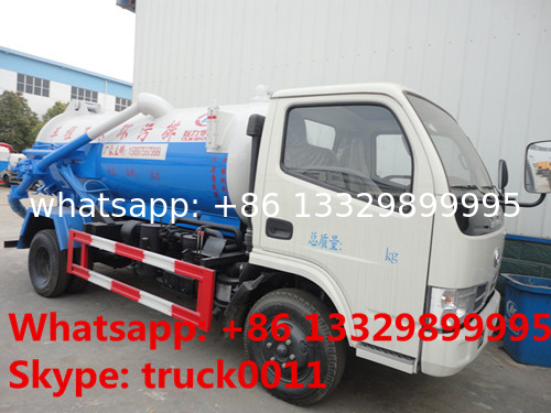 hot sale dongfeng 4*2 LHD/RHD 3000Liters vacuum sludge truck,best price CLW brand sewage suction truck for sale