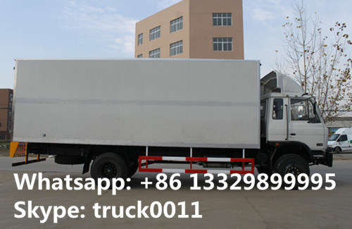 4x2 dongfeng 8 ton to 15 ton refrigerated van, hot sale best price Cummin 170hp dongfeng brand refrigerated truck