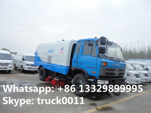 China biggest cheaper road sweeper for sale,facotory direct sale price  190hp street sweeper truck for sale,
