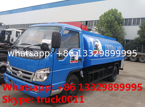 cheapest price forland RHD 5000L stainless steel milk tank truck for sale, factory sale forland liquid food tank truck