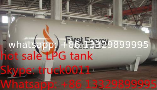 CLW brand 50m3 lpg storage tank price, ASME standard 50,000L surface bullet type bulk lpg gas storage tank for sale