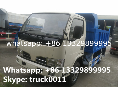 mini CLW brand 4*4 dump tipper truck for sale, factory direct sale 3-4tons 95hp diesel CLW brand dump tipper truck