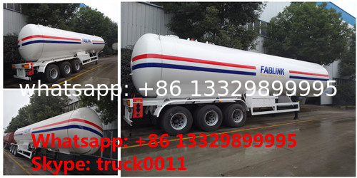 CLW brand ASME standard 57100Liters propene gas tank semitrailer for sale, best price 57.1M3 Lpg tank trailer for sale