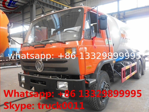 mobile lpg road tanker 10ton 6*4 dongfeng truck gas road tanker, 25m3 bulk road transported lpg gas tank for sale