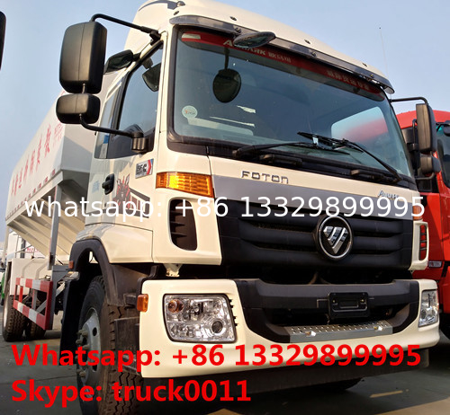 factory direct sale FOTON AUMARK Euro 3 180hp diesel farm-oriented livestock animal feed truck, FOTON bulk feed truck