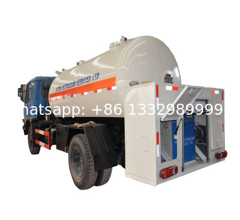Factory Direct Sale 15KL LPG Gas Filling Truck for Propane Cylinders