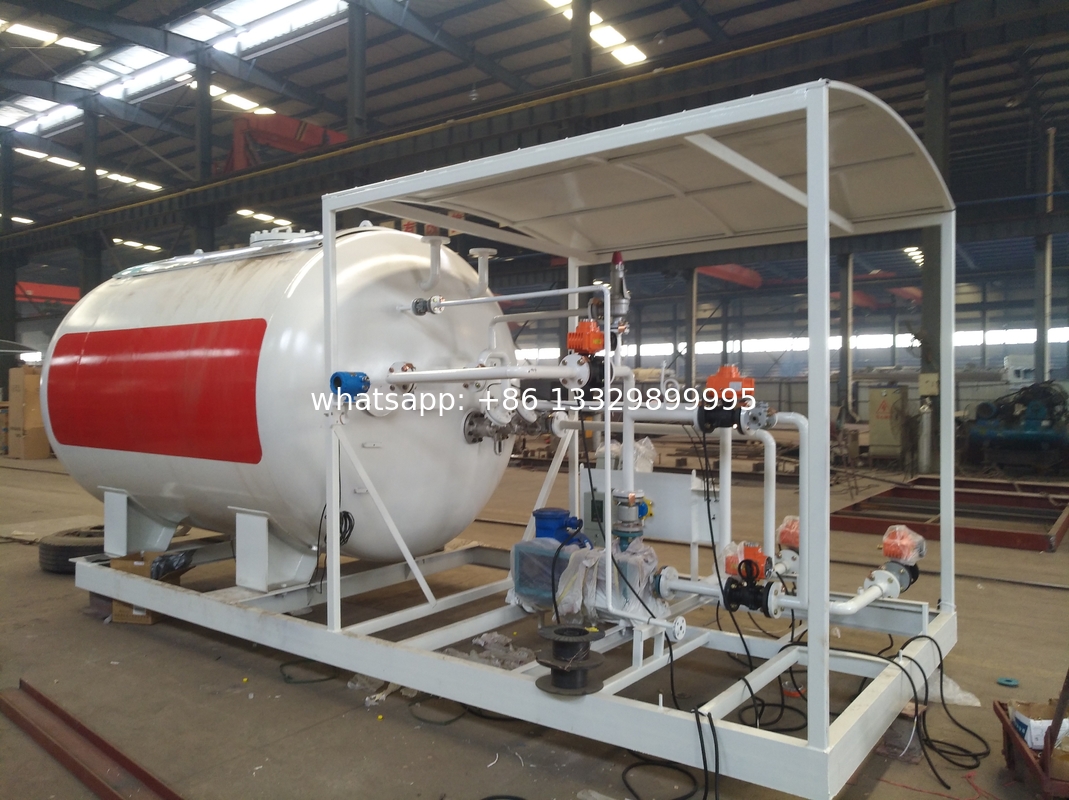 Skid LPG Gas Refilling Station 2T-50Tons Filling Cylinders Plant for Industrial and Commercial Use