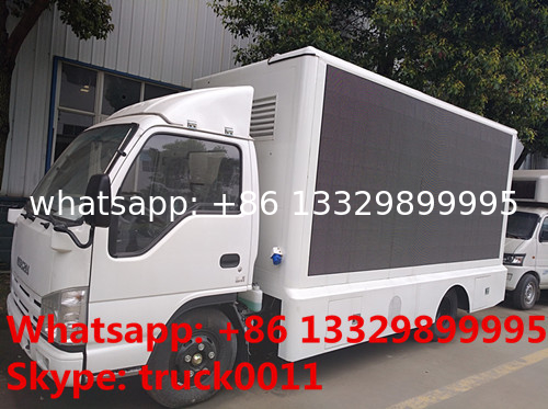 ISUZU LHD mobile digital billboard LED advertising vehicle for sale, hot sale best price outdoor LED billboard truck