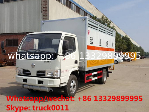 Dongfeng LHD 4*2 gas cylinder transportation truck for sale, best price dongfeng van truck for carrying gas cylinders